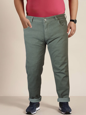 JUST BLACK Regular Men Green Jeans