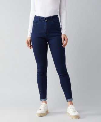 Miss Chase Skinny Women Dark Blue Jeans