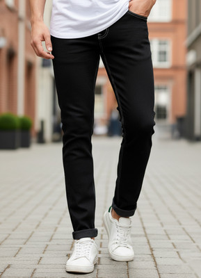 Supernova Inc. Slim Men Black Jeans