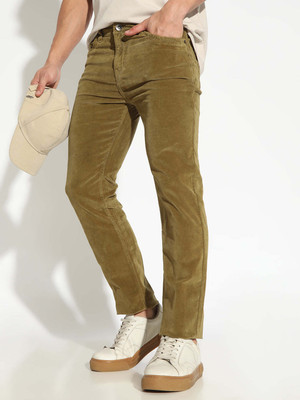 SHOWOFFFF Slim Men Green Jeans
