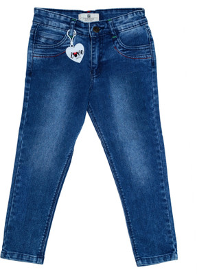 Ywee Slim Girls Dark Blue Jeans