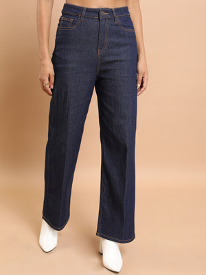 Tokyo Talkies Flared Women Dark Blue Jeans