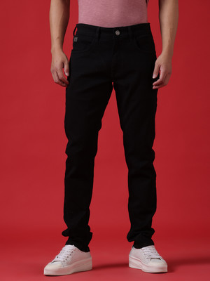 WROGN Tapered Fit Men Black Jeans