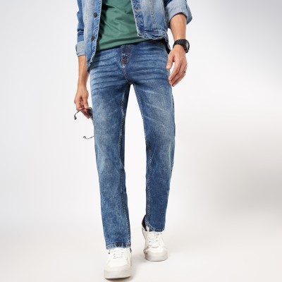 SF Jeans by Pantaloons Straight Fit Men Blue Jeans