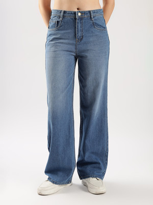 zayla Flared Women Blue Jeans
