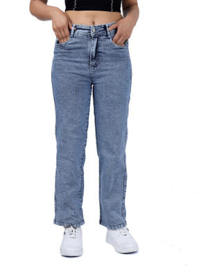 VK Fashion Flared Women Light Blue Jeans