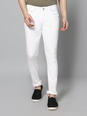 Crossedge Regular Men White Jeans