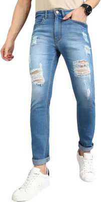 HouseOfCommon Loose Fit Men Light Blue Jeans