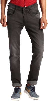 PARX Tapered Fit Men Black Jeans