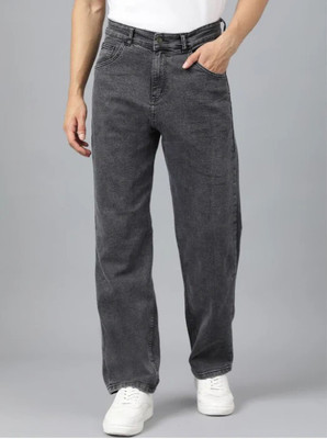 ABC Loose Fit Men Black Jeans