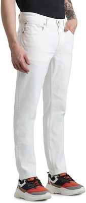 CABRRR Slim Men White Jeans