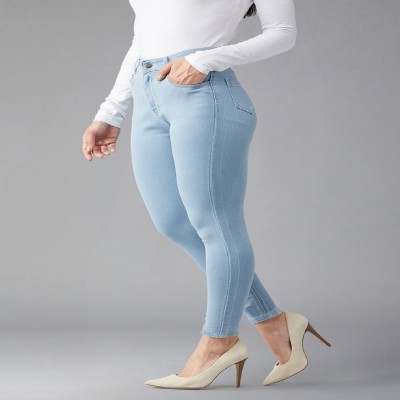 German Club Skinny Women Light Blue Jeans