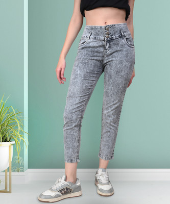 Coutume Collections Boot-Leg Women Grey Jeans