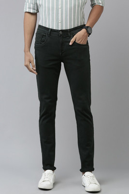 VAN HEUSEN Skinny Men Dark Green Jeans