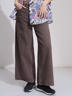 Tokyo Talkies Flared Women Purple Jeans