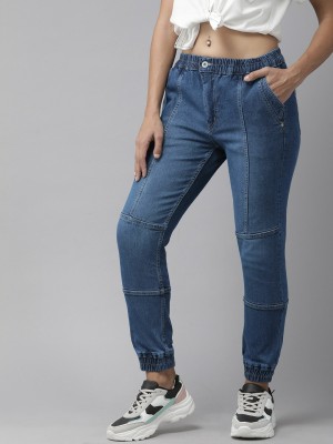 Roadster Fast and Furious Jogger Fit Women Blue Jeans