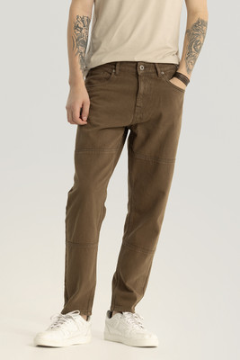 Snitch Slim Men Brown Jeans