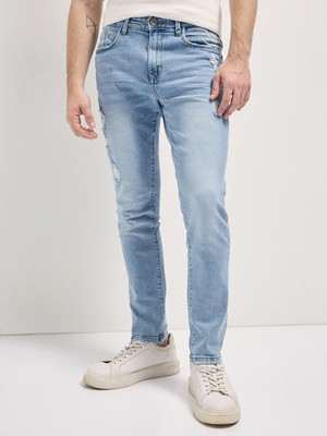 THE BEAR HOUSE Slim Men Light Blue Jeans