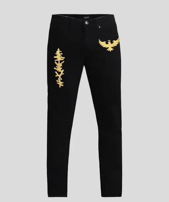 Habbit Slim Men Black Jeans