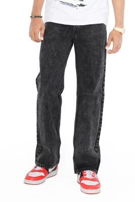 HouseOfCommon Straight Fit Men Black Jeans