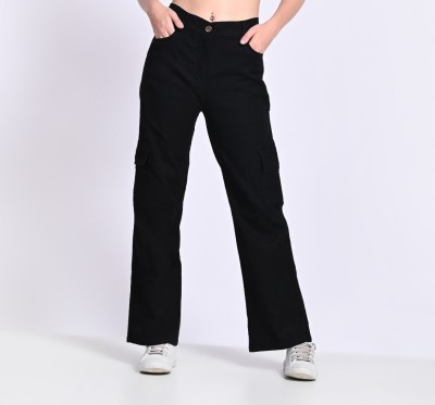 mevan Boyfriend Women Black Jeans