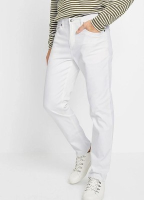 markview Slim Men White Jeans