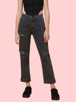 Belliskey Regular Women Dark Grey Jeans