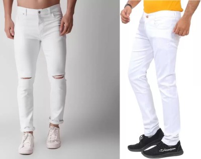 HouseOfCommon Slim Men White, White Jeans