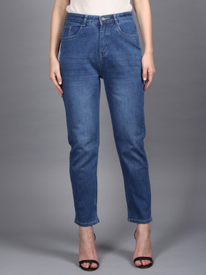Glossia Tapered Fit Women Dark Blue Jeans