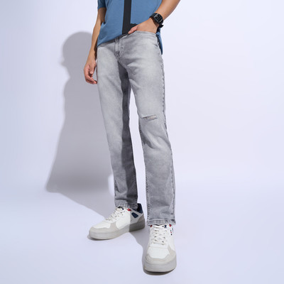 SF Jeans by Pantaloons Slim Men Grey Jeans
