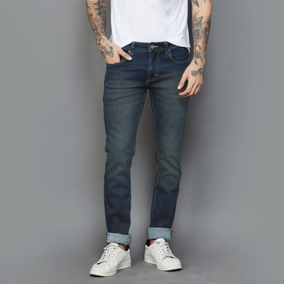 fineblu Slim Men Blue Jeans