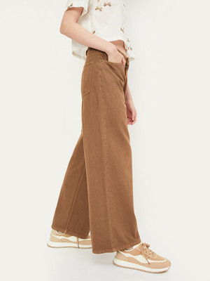 MAX ALAYA F x URB_N Regular Women Brown Jeans