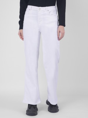 NUMERO UNO Sustainable Denim Relaxed Fit Women White Jeans