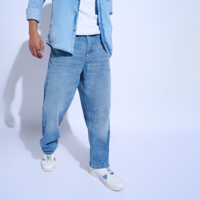 SF Jeans by Pantaloons Loose Fit Men Light Blue Jeans