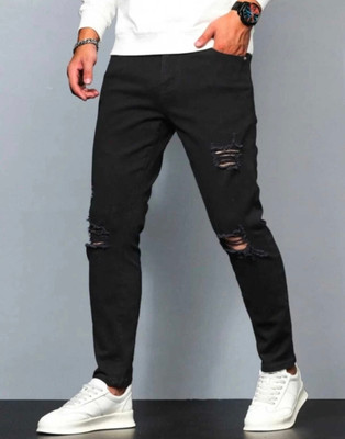 KAZAMAJEANS Regular Men Black Jeans