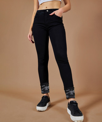 Roadster Slim Women Black Jeans