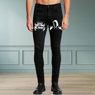 Stitch Factory Regular Men Black Jeans