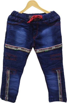FASHION GRAB Regular Boys Dark Blue Jeans
