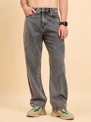 STUDIO NEXX Loose Fit Men Grey Jeans