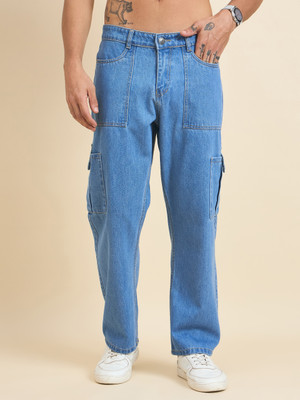 STUDIO NEXX Loose Fit Men Light Blue Jeans