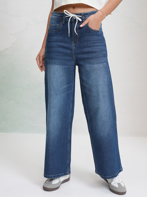 Tokyo Talkies Boot-Leg Women Blue Jeans