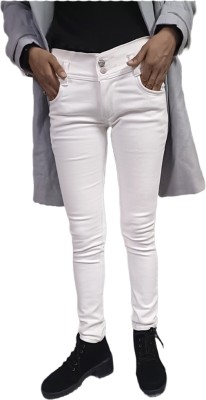 ISTOPTIONANAM Regular Girls White Jeans