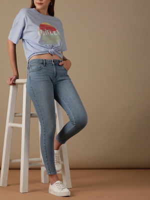 Wrangler Skinny Women Blue Jeans