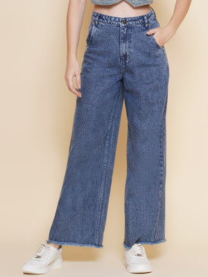 Puella Flared Women Dark Blue Jeans