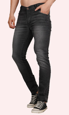 BEG FASHION Slim Men Grey Jeans