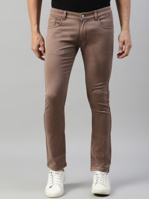 Superfit Denim Slim Men Brown Jeans