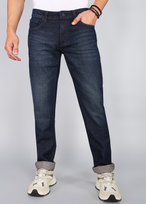 Spykar Straight Fit Men Blue Jeans