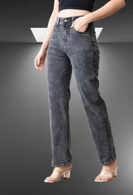 RusticBlooms Loose Fit Women Grey Jeans