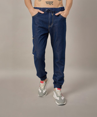 STUDIO NEXX Jogger Fit Men Dark Blue Jeans