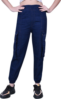 Neha fab Regular Girls Blue Jeans